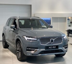 Grey Volvo car
