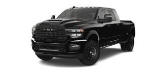 Black RAM Car 3500 on white background
