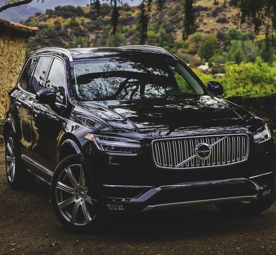 Black Volvo car
