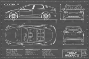 Tesla Model Y Blueprint