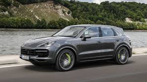 Porsche Cayenne car running under the road 