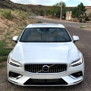 White Volvo cars
